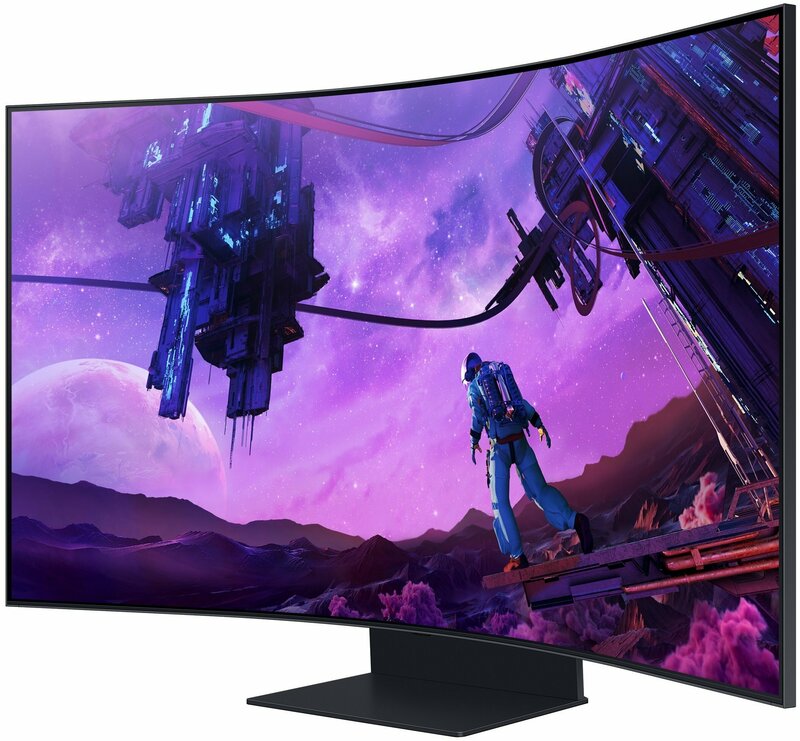 Ігровий монітор вигнутий VA 55" Samsung Odyssey Ark LS55BG970NIXCI - фото - №4