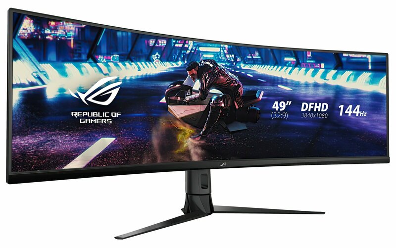 Ігровий монітор вигнутий VA 49" Asus ROG Strix XG49VQ (90LM04H0-B01170) - фото - №1