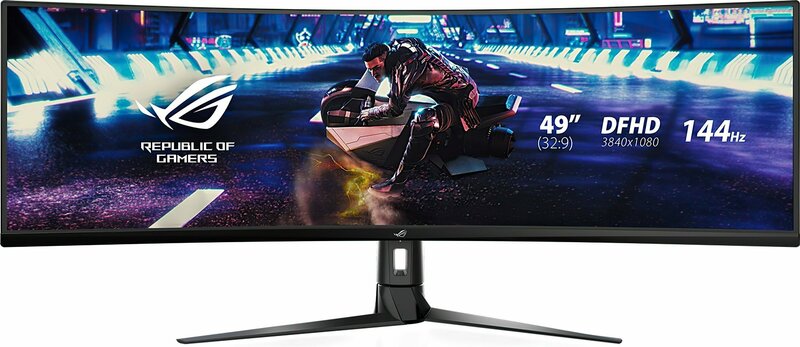 Ігровий монітор вигнутий VA 49" Asus ROG Strix XG49VQ (90LM04H0-B01170) - фото - №0
