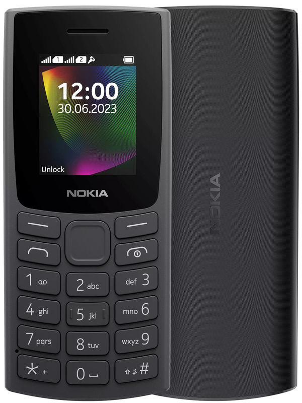 Nokia 106 Dual Sim 2023 (Charcoal) фото