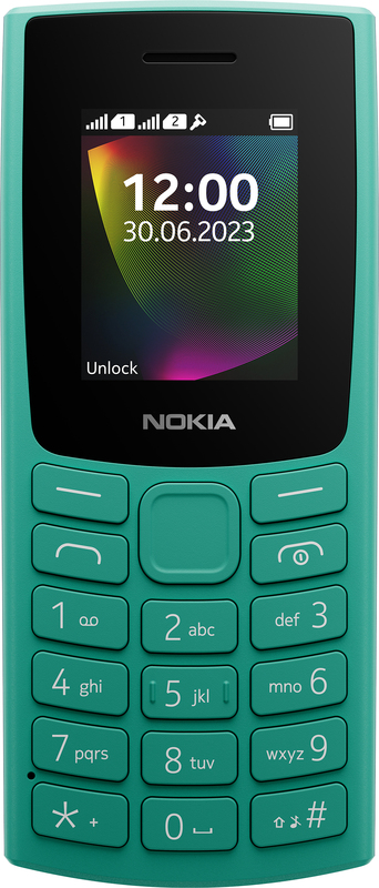 Nokia 106 Dual Sim 2023 (Emerald Green) фото