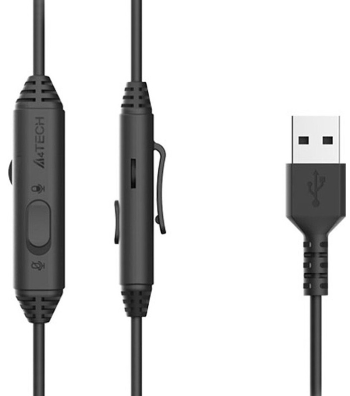 Гарнитура игровая A4 Tech Fstyler FH100U (Stone Black) фото