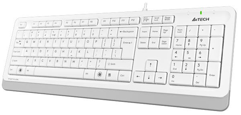 Ігрова клавіатура A4Tech Fstyler FK10 (White) фото