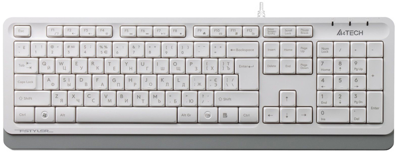 Ігрова клавіатура A4Tech Fstyler FK10 (White) фото