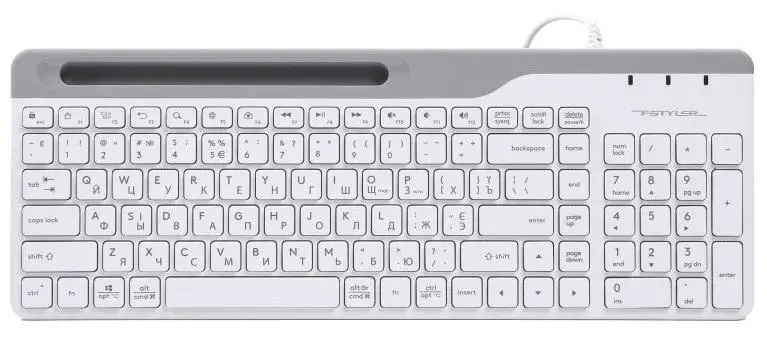 Ігрова клавіатура A4Tech Fstyler FK25 (White) фото