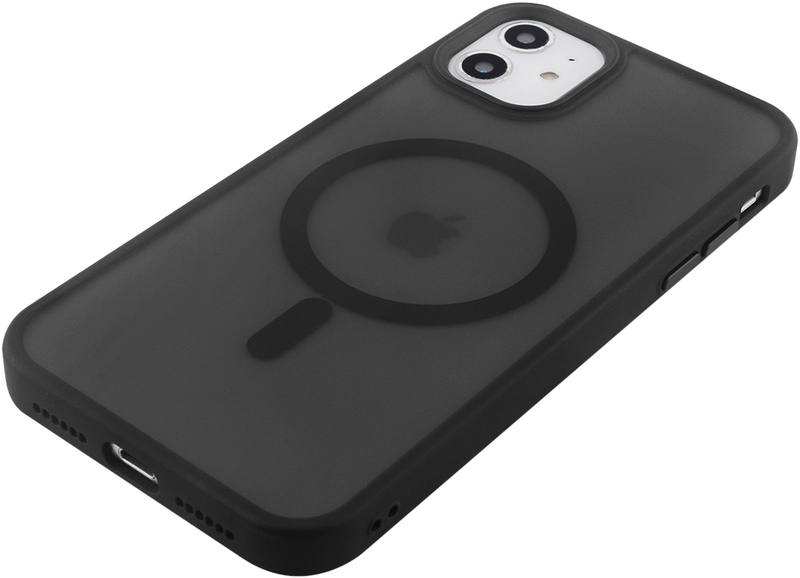 Чохол для iPhone 11 WAVE Matte Insane Case with MagSafe (Black) фото