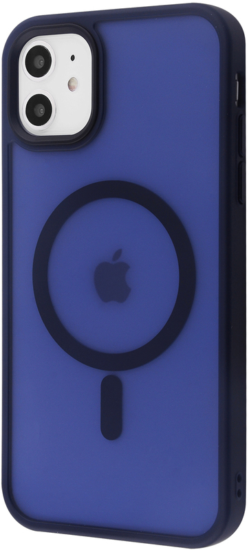 Чохол для iPhone 11 WAVE Matte Insane Case with MagSafe (Midnight Blue) фото