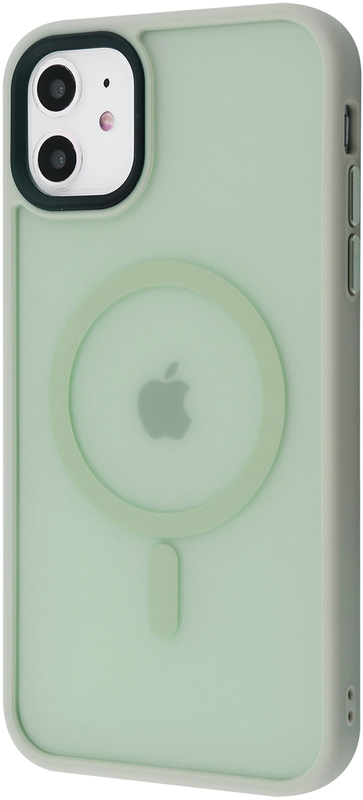 Чохол для iPhone 11 WAVE Matte Insane Case with MagSafe (Mint) фото