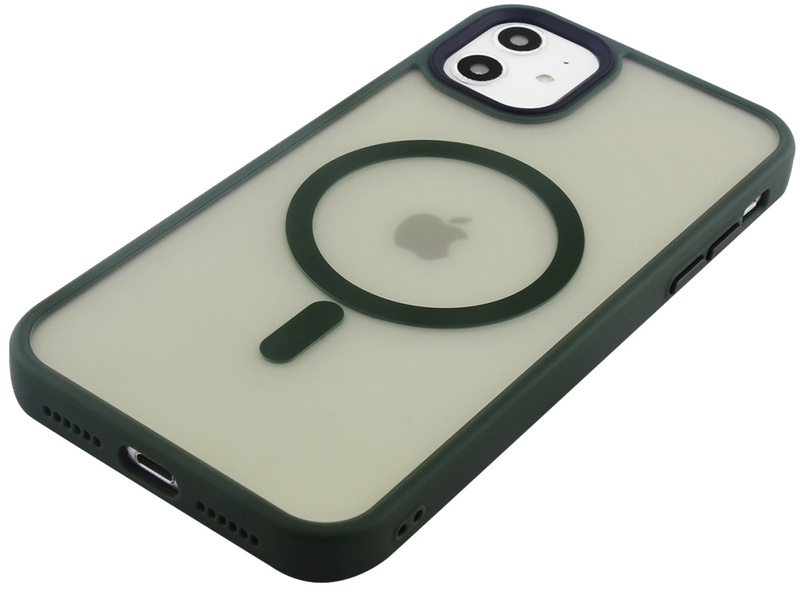 Чехол для iPhone 11 WAVE Matte Insane Case with MagSafe (Green) фото
