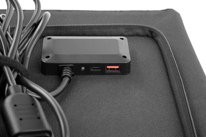 Портативна сонячна панель 2E 100 Вт, USB-С 45 Вт, USB-A 18 Вт, USB-A 12 Вт. фото