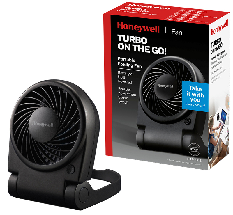 Вентилятор портативний Honeywell Turbo on the Go HTF090E (TOW017039) - фото - №1