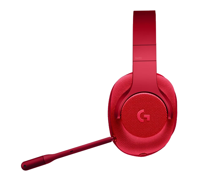 Ігрова гарнітура Logitech G433 7.1 Surround Gaming Headset (Fire Red) 981-000652 фото