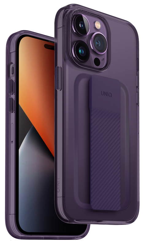 Чохол для iPhone 14 Pro Uniq HELDRO MOUNT SERIES FIG (PURPLE) - фото - №0