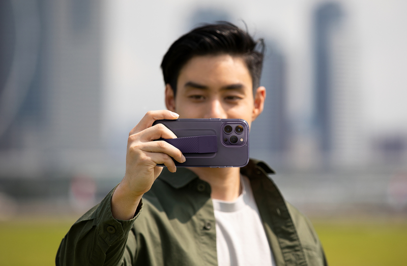 Чохол для iPhone 14 Pro Uniq HELDRO MOUNT SERIES FIG (PURPLE) - фото - №1