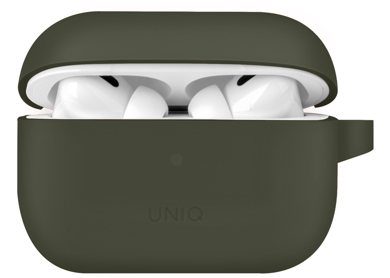Чoхол UNIQ VENCER AIRPODS PRO 2ND GEN (2022) SILICONE HANG CASE MOSS GREEN фото
