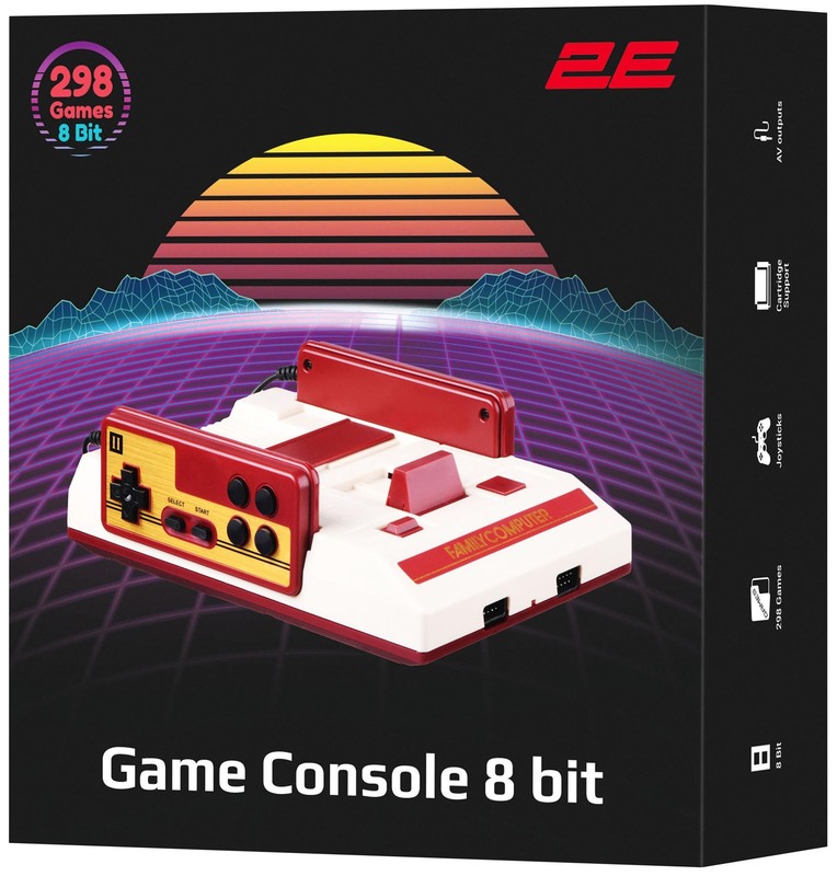Игровая консоль 2Е 8 Bit Junior (300 игр, 2 проводных джойстика, AV кабель) 2E8BAVWD288 фото