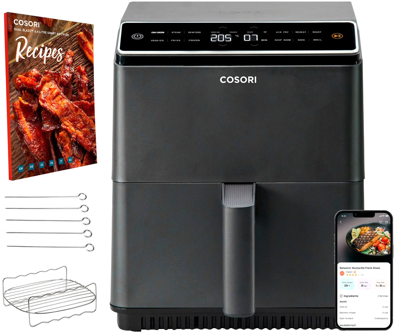 Мультипечь Cosori Smart Dual Blaze Chef Edition CAF-P583S-KEUR фото