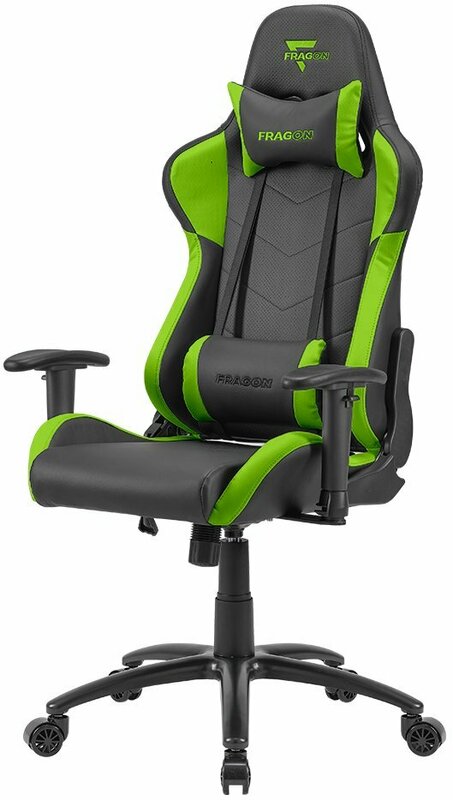 FragON Game Chair 2x Series Black Green