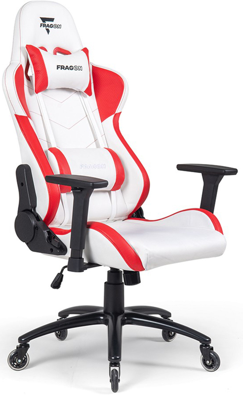 Ігрове крісло FragON Game Chair 3x Series (White/Red) FGLHF3BT3D1221RD1 фото