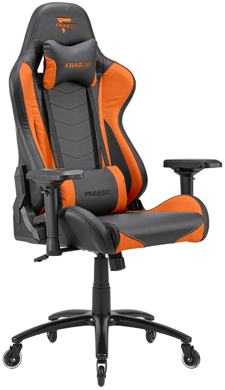Ігрове крісло FragON Game Chair 5x Series (Black/Orange) FGLHF5BT4D1522OR1 фото