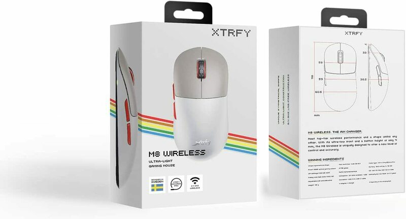 Ігрова комп'ютерна миша Xtrfy M8 (Retro) M8W-RGB-RETRO - фото - №11