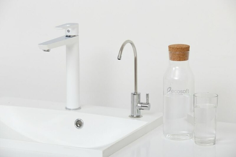 Фільтр зворотного осмосу Ecosoft Absolute з мінералізатором, 75 гал/добу, дренаж 1:1, подвійний кран (MO675MECO) - фото - №3