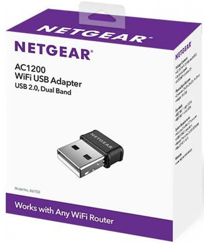 WiFi-адаптер NETGEAR A6150 AC1200, USB 2.0 фото