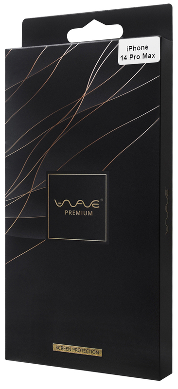 Захисне скло WAVE Premium для iPhone 14 Pro Max (Black) фото