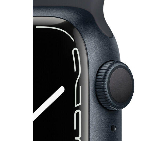 Apple Watch Series 7 41mm Midnight Aluminum Case with Midnight Sport Band MKMX3UL/A фото