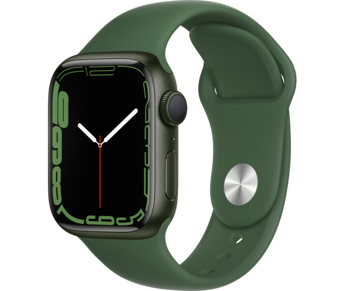 Apple Watch Series 7 41mm Green Aluminum Case with Clover Sport Band MKN03UL/A фото