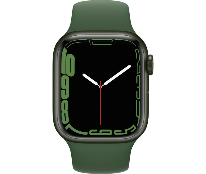 Apple Watch Series 7 41mm Green Aluminum Case with Clover Sport Band MKN03UL/A фото