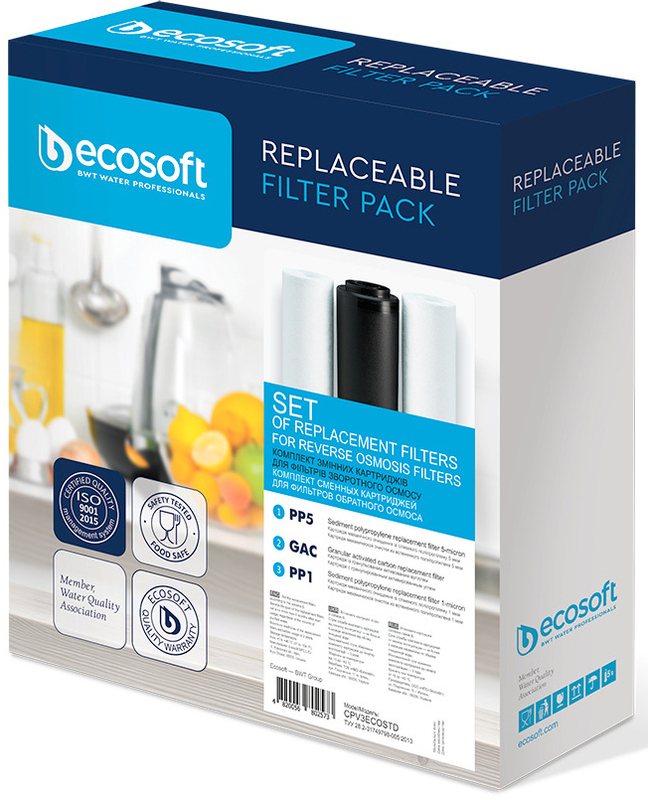 Комплект картриджів Ecosoft 1-2-3 Standart (CPV3ECOSTD) - фото - №4