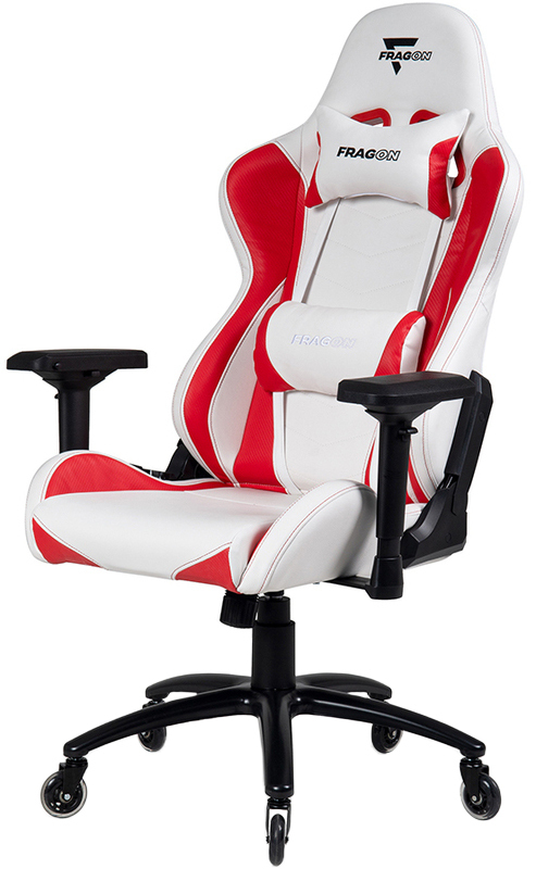 Игровое кресло FragON Game Chair 5x Series (White/Red) FGLHF5BT4D1521RD1 - фото - №2