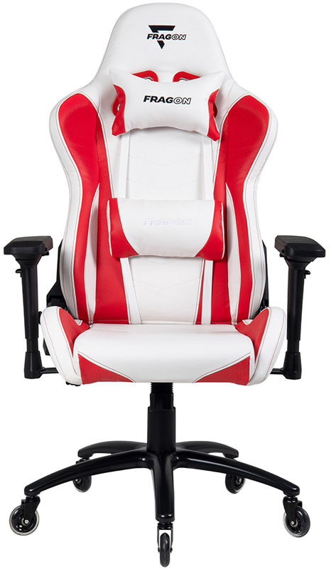 Игровое кресло FragON Game Chair 5x Series (White/Red) FGLHF5BT4D1521RD1 - фото - №0