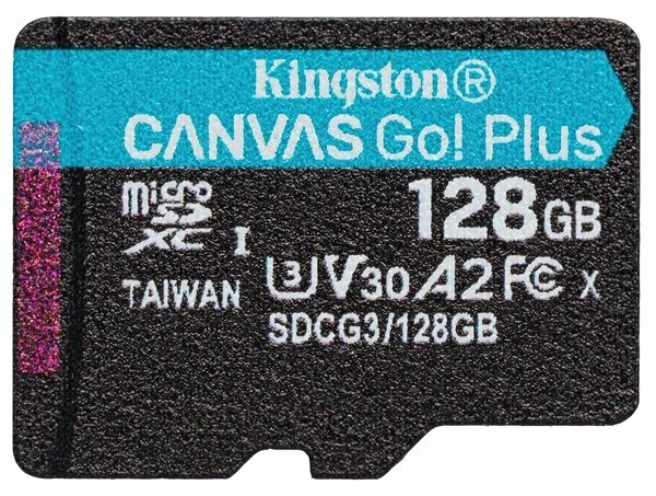 Карта памяти MicroSD Kingston Canvas Go Plus 128Gb SDCG3/128GB фото