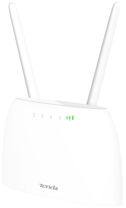Интернет роутер Tenda 4G06 N300, 4G/LTE, 1xFE LAN, 1xFE LAN/WAN, 1xRJ11, Cлот для SIM-карты фото