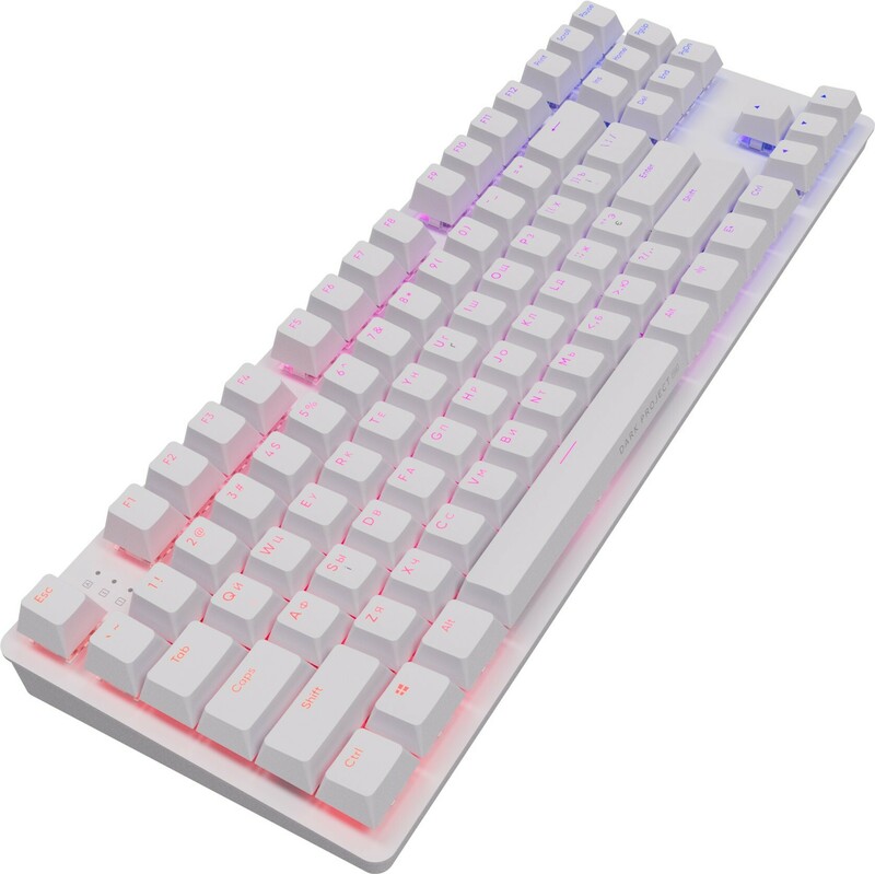 Ігрова клавіатура Dark Project One KD87A ENG/UA (White) DPO-KD-87A-100300-GMT фото