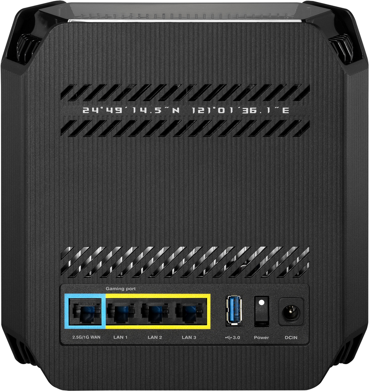 Iнтернет роутер Asus ROG Rapture GT6 1PK black AX10000 3xGE LAN 1x2.5GE WAN 1xUSB 3.2 g1 WPA3 OFDMA фото