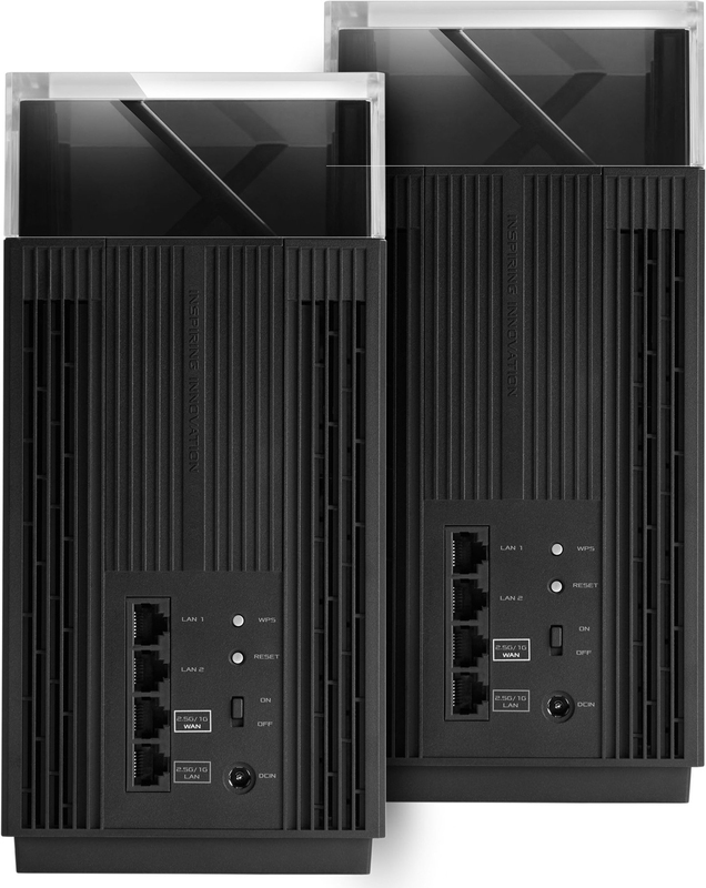 Iнтернет роутер Asus ZenWiFi Pro XT12 2PK 2xGE LAN 1x2.5GE LAN 1x2.5GE WAN 1xUSB 3.1 1xUSB 2.0 MU-MI фото