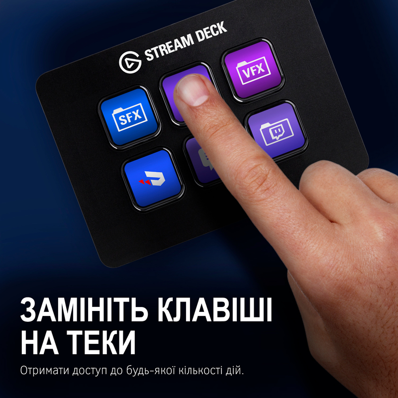 Контролер для стрімінга Elgato Stream Deck Mini (Black) 10GAI9901 фото
