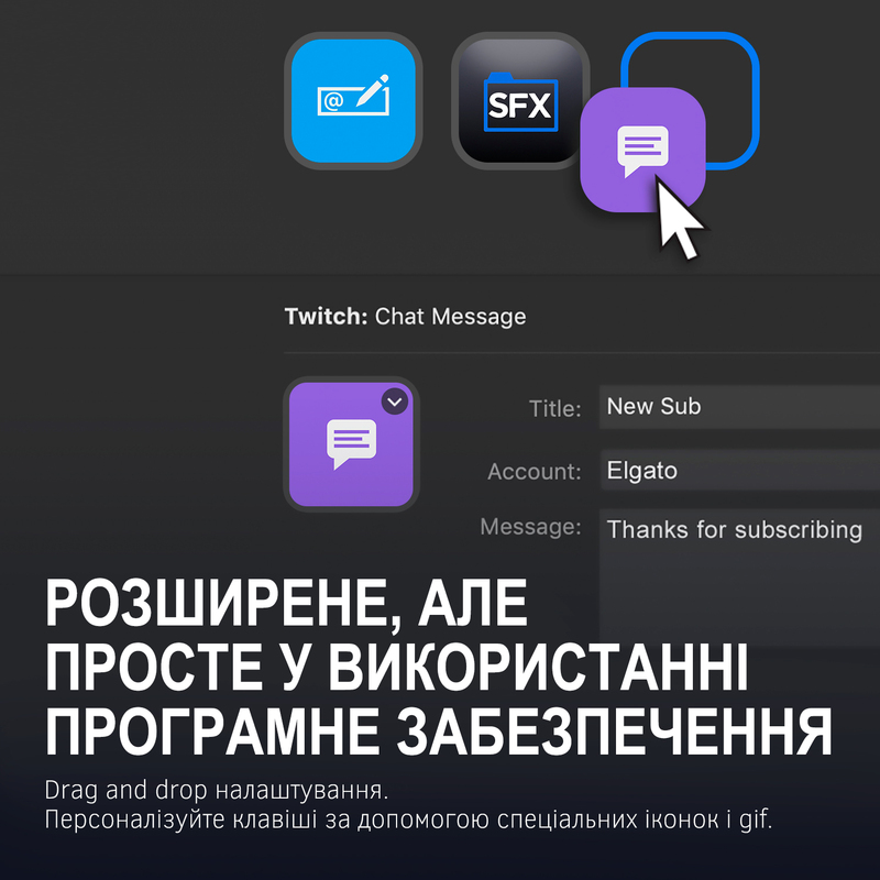 Контролер для стрімінга Elgato Stream Deck Mini (Black) 10GAI9901 фото