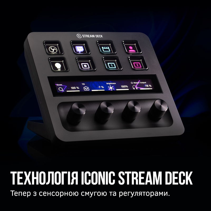 Контролер для стрімінгу Elgato Stream Deck+ (10GBD9901) фото