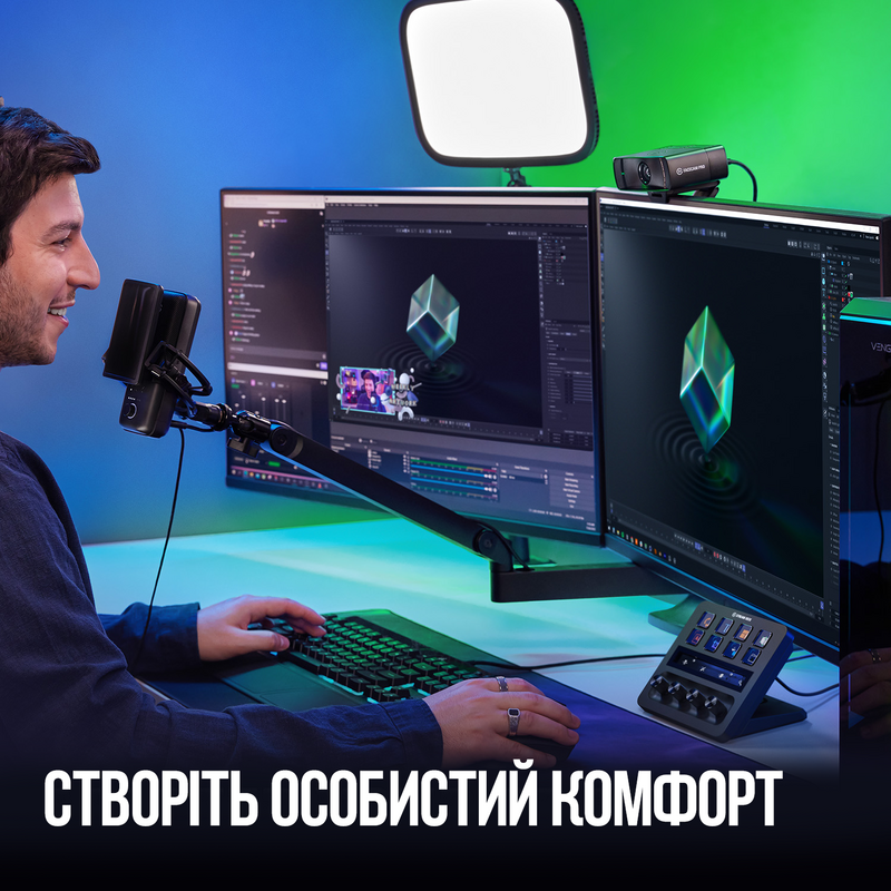 Контролер для стрімінгу Elgato Stream Deck+ (10GBD9901) фото