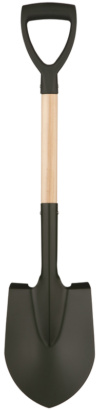 Лопата 2E штыковая Digger 1, компактная, деревянный держатель, 1.5мм, 78см, 0.93кг (2E-S78W) фото