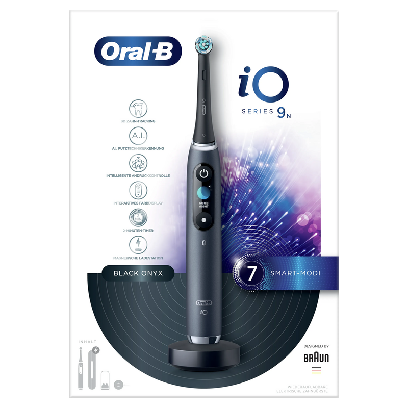 Електрична зубна щітка ORAL-B iO Серія 9 Чорна (4210201303015) фото