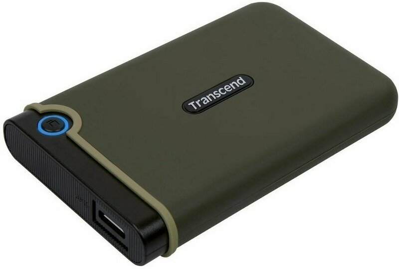 Зовнiшнiй HDD Transcend StoreJet 25M3G 1Tb 2.5" USB 3.1 Gen1 Military Green фото