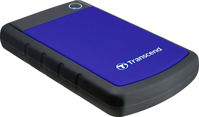 Зовнiшнiй HDD Transcend StoreJet 25H3P 2Tb 2.5" USB 3.1 Gen1 Синiй фото