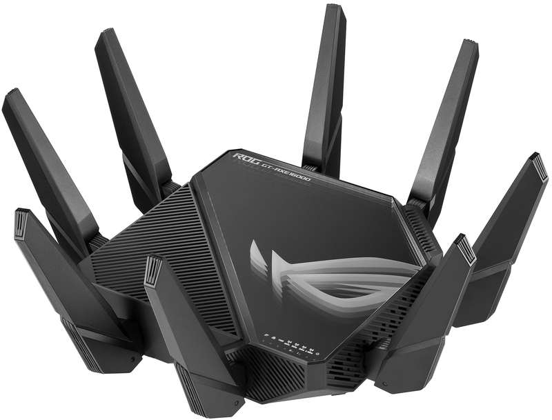 Iнтернет роутер Asus AXE16000 Wi-Fi 6E 4xGE LAN 1x2.5GE WAN 2x10GE LAN/WAN 1xUSB3.2 1xUSB2.0 MU-MIMO фото