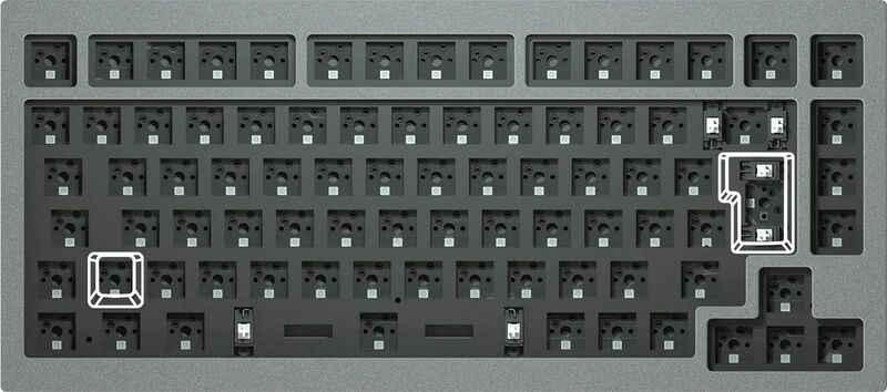 Клавіатура Keychron Q1 QMK Brown (Black) Q1M3_KEYCHRON фото