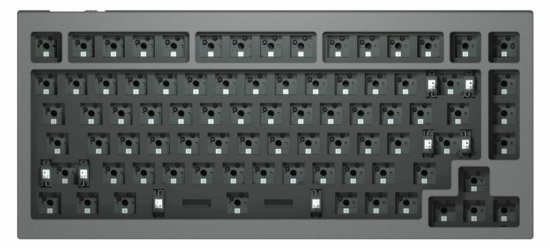 Клавіатура Keychron Q1 QMK Brown (Space Grey) Q1N3_KEYCHRON фото